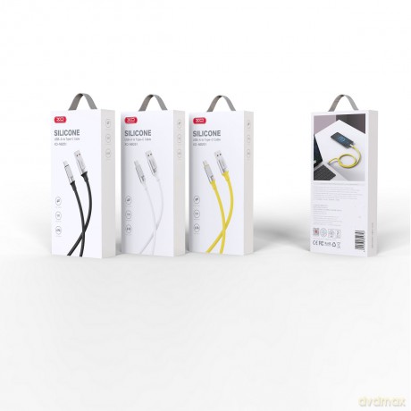 XO kabel NB251 USB - USB-C 1,0 m 6A biały
