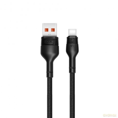 XO kabel NB55 USB - USB-C 1,0 m 5A czarny