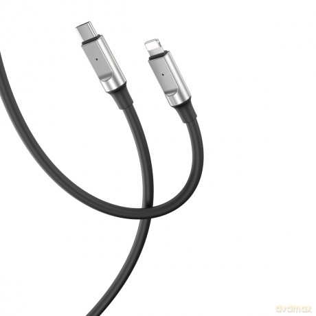 XO kabel NB-Q252B USB-C - Lightning 1,0 m 27W czarny
