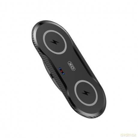 XO ładowarka indukcyjna WX025 2w1 czarna 20W