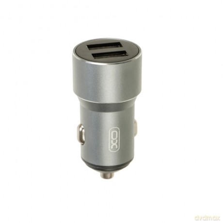 XO ładowarka samochodowa CC30 2x USB 2,4A szara
