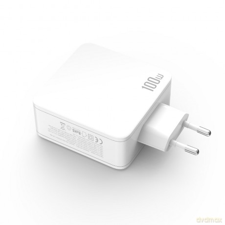 XO ładowarka sieciowa CE14 PD QC 3.0 100W 1x USB 2x USB-C biała