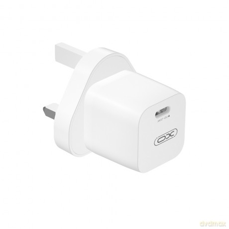 XO ładowarka sieciowa UK CE01 PD 20W 1x USB-C biała