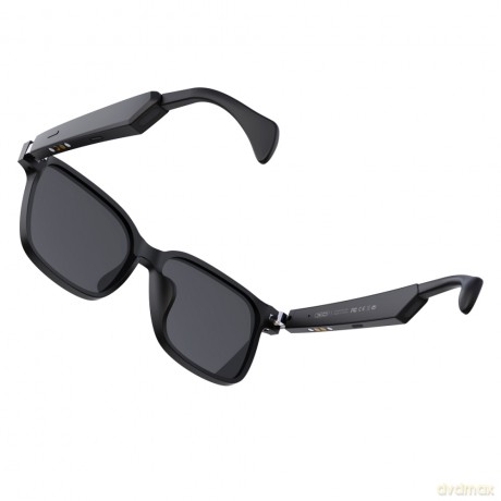 XO okulary bluetooth E5 przeciwsłoneczne czarne nylonowe UV400