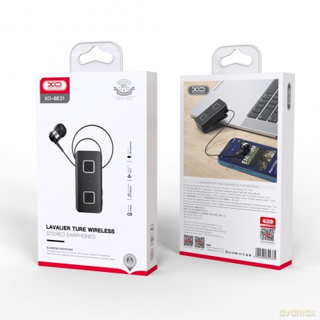 XO Słuchawka Bluetooth BE31 czarna