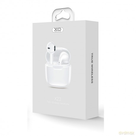 XO słuchawki Bluetooth X23 TWS białe