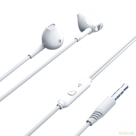 XO Słuchawki przewodowe EP52 jack 3,5mm douszne białe