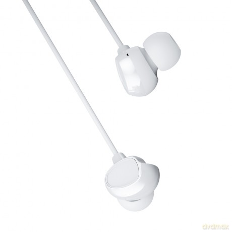 XO Słuchawki przewodowe EP53 jack 3,5mm douszne białe