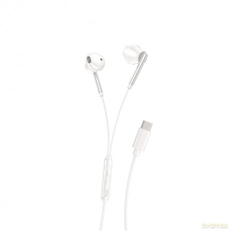 XO słuchawki przewodowe EP66 USB-C douszne białe