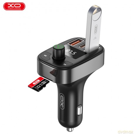 XO transmiter FM BCC06 Bluetooth MP3 ładowarka samochodowa 50W czarna