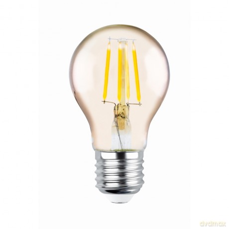 Żarówka LED Filament E27 A60 4W 230V 2200K 400lm COG złota Forever Light
