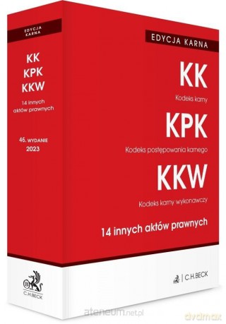 Kodeks karny. Kodeks postępowania karnego w.46 [KSIĄŻKA]