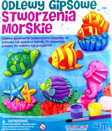 Odlewy gipsowe - Świat podwodny [ZABAWKA]