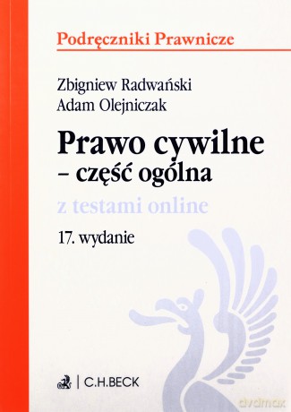 Prawo cywilne - część ogólna z testami online w.17 [KSIĄŻKA]