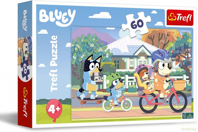TREFL 60 el. Wesoły Bluey [PUZZLE]