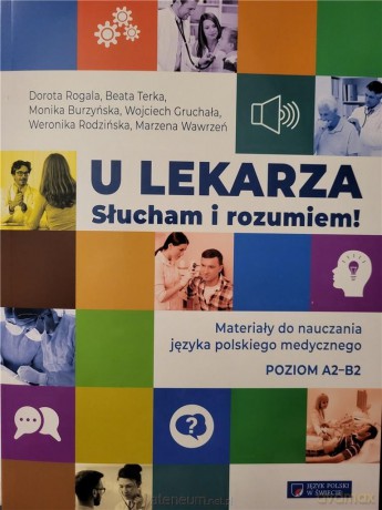 U lekarza Słucham i rozumiem A2-B2 - Dorota Rogala, Beata Terka, Monika Burzyńska [KSIĄŻKA]