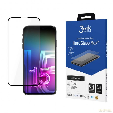 Apple iPhone 15 - 3mk HardGlass Max