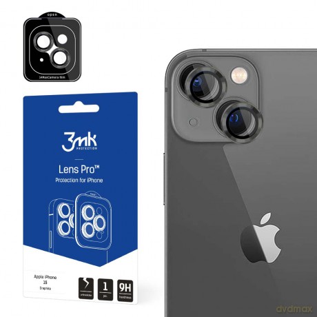Szkło Ochronne na Aparat do Apple iPhone 15 - 3mk Lens Protection Pro Graphite