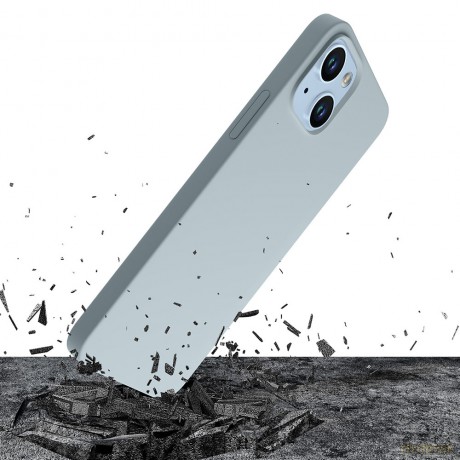 Apple iPhone 15 Plus - 3mk Hardy Silicone MagCase Blue