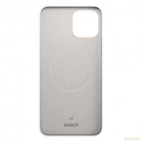 Apple iPhone 15 Plus - 3mk Hardy Silicone MagCase Silver-White