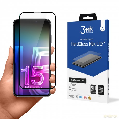 Apple iPhone 15 Pro - 3mk HardGlass Max Lite
