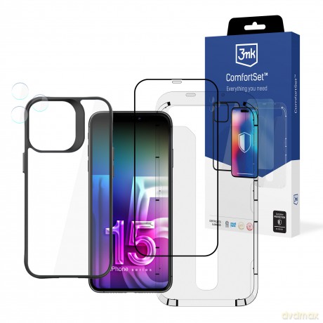 Apple iPhone 15 Pro Max - 3mk Comfort Set 4 in 1