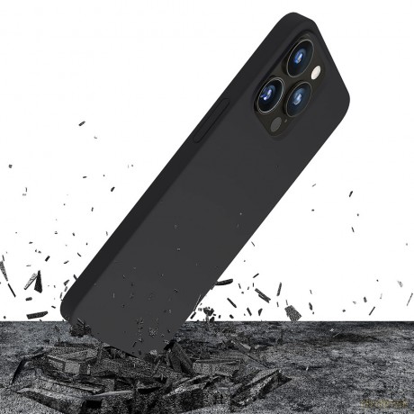 Apple iPhone 15 Pro Max - 3mk Hardy Silicone MagCase Graphite