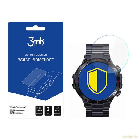 Gravity GT8-2 - 3mk Watch Protection v. FlexibleGlass Lite
