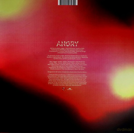 Rolling Stones: Angry (Colour) [Winyl]