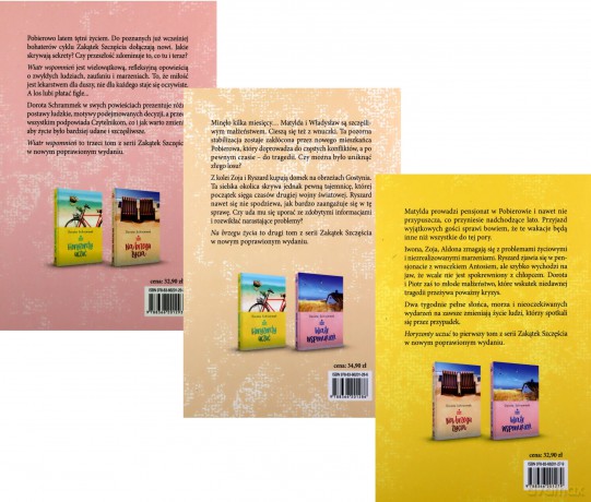 Zakątek Szczęścia: Horyzonty uczuć+ Na brzegu+Wiatr - Dorota Schrammek [KSIĄŻKA]