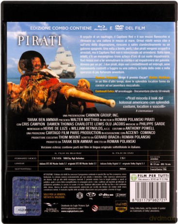 Pirates (Piraci) [Blu-Ray]+[DVD]