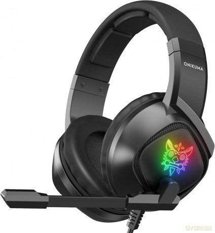 ONIKUMA K19 Słuchawki gamingowe nauszne RGB Czarny