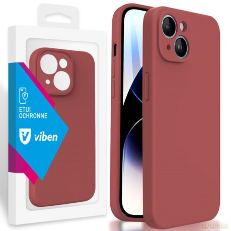 VIBEN Etui Obudowa Liquid iPhone 14 - 6,1 Czerwony