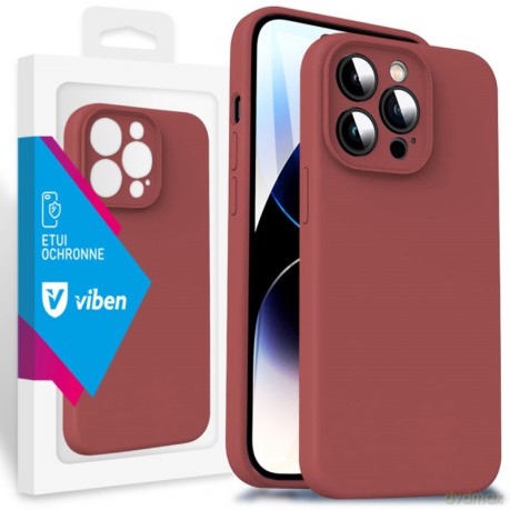 VIBEN Etui Obudowa Liquid iPhone 14 Pro Max - 6,7 Czerwony