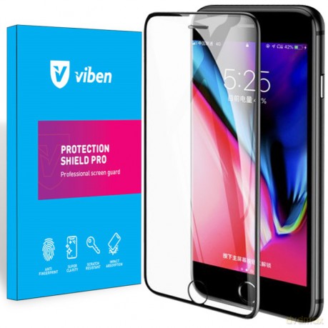 VIBEN Szkło ochronne 5D iPhone 6 6s 7 8 SE 2020 Czarny
