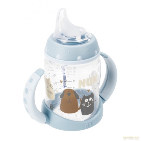 NUK MP Butelka 150 ml 6m+ z uchwytem First Choice niebieska 10215032