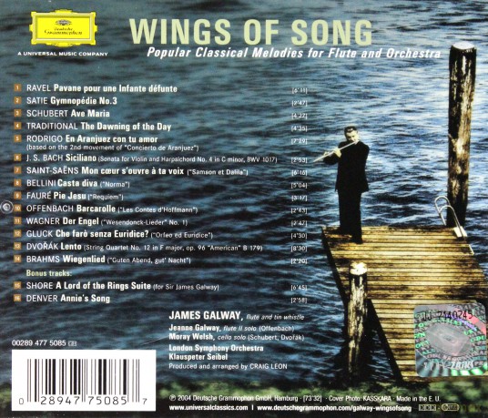 James Galway: Wings Of Song [CD]