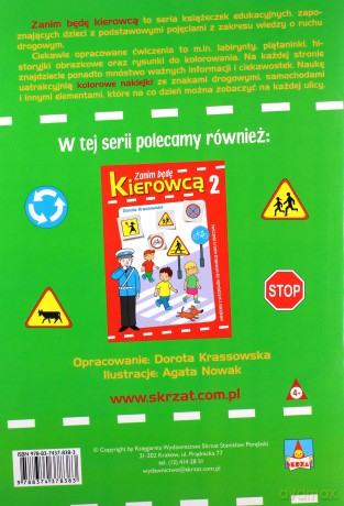 Zanim będę kierowcą 1-ćw.o ruchu drogowym z naklejkami [KSIĄŻKA]