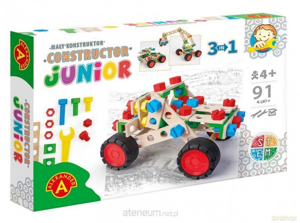 Mały Konstruktor Junior - Offroad Vehicle 3w1