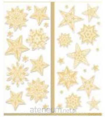 Naklejki na folii gwiazdki 10x22cm
