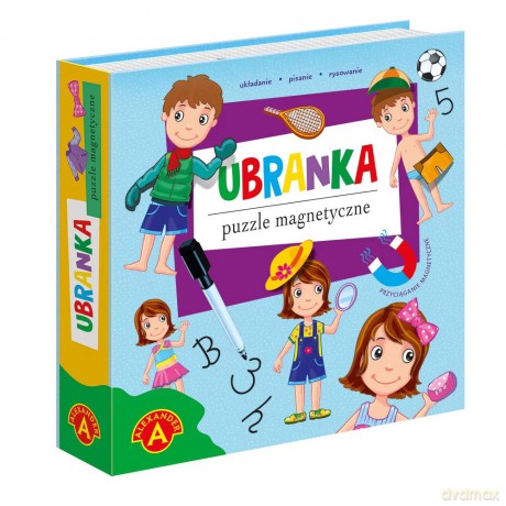 Puzzle magnetyczne - Ubranka [PUZZLE]