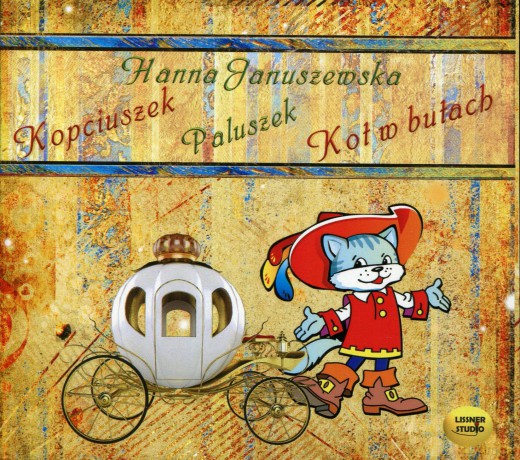 Kopciuszek, Paluszek, Kot w butach (digipack) - Hanna Januszewska [AUDIOBOOK] [CD]