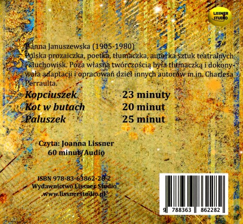 Kopciuszek, Paluszek, Kot w butach (digipack) - Hanna Januszewska [AUDIOBOOK] [CD]