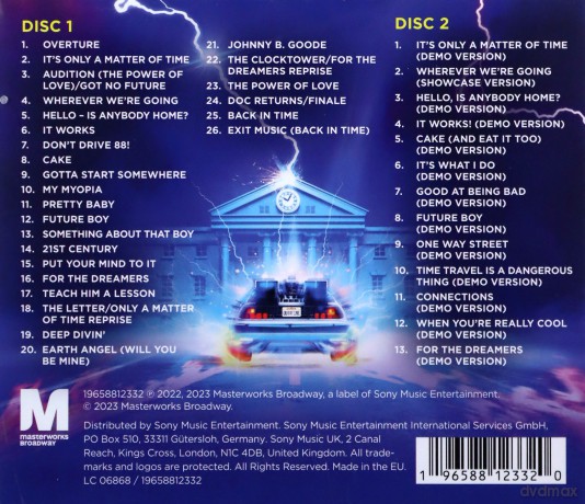 Original Cast of Back To The F: Back to the Future: The Musical (Deluxe) [2CD]