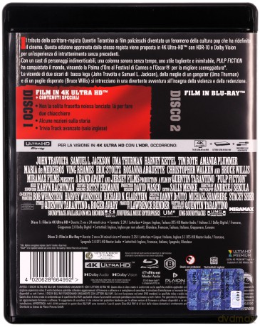 Pulp Fiction [Blu-Ray 4K]+[Blu-Ray]