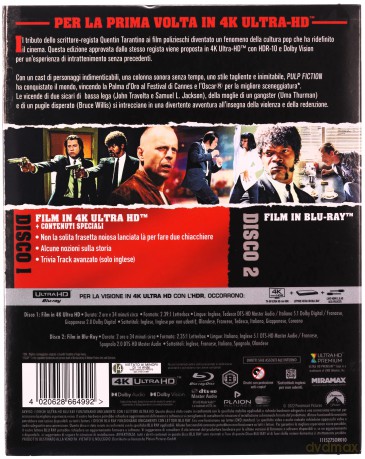 Pulp Fiction [Blu-Ray 4K]+[Blu-Ray]