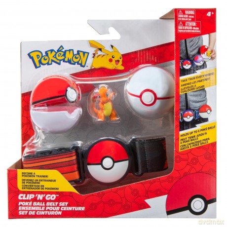 POKEMON Zestaw ClipNGo Belt Charmand [FIGURKA]