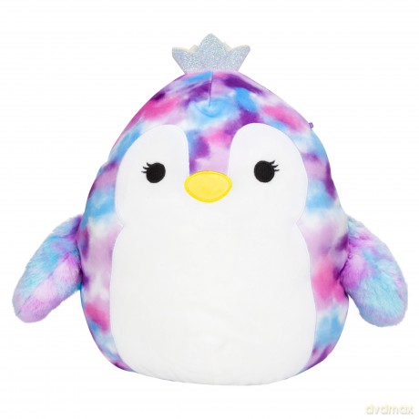 SQUISHMALLOWS Fioletowo-niebieski pingwin Louisa, pluszak, 30 cm