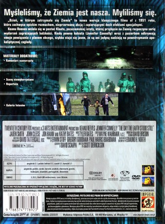 Dzień, w którym zatrzymała się Ziemia (The Best Of Science Fiction Nieziemska Kolekcja Filmowa) (booklet) [DVD]