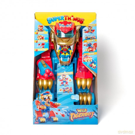 SUPERTHINGS Wild Tigerbot, pojazd [FIGURKA]